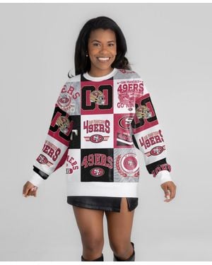 Gameday Couture San Francisco 49ers Highlight Reel Repeat Premium Fleece Sweatshirt - Red