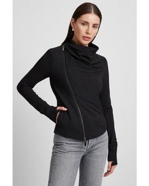 MARCELLA Linwood Sweatshirt Jacket - Black