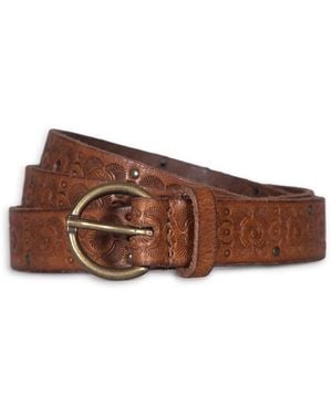 Frye 20mm Tooling Stud Belt - Brown