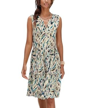 Lascana Button Up Tiered Dress - White