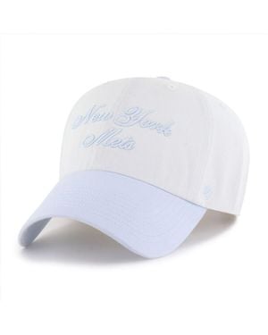 '47 White/light Blue New York Mets Gelato Two-tone Clean Up Adjustable Hat