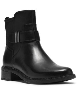 Clarks Collection Maye Beth Round Toe Booties - Black