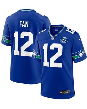 Nike 12 Fan Seattle Seahawks Alternate 2 50th Season Game Jersey - Blue