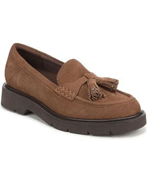 Naturalizer Taya Tassel Lug Sole Loafers - Brown