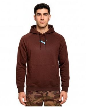 PUMA Fleece Regular Fit Hoodie - Red