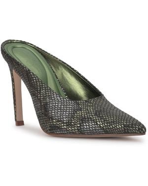 Jessica Simpson Wilix Pointed Toe High-heel Dress Mules - Green