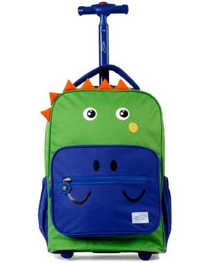 J World Kids And Toddlers Twise Side-kick Rolling Backpack - Blue
