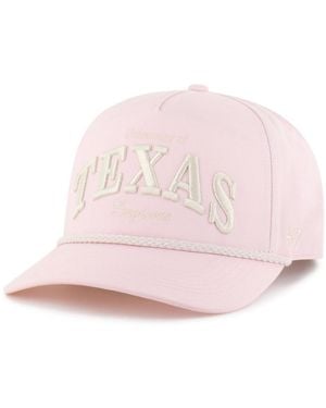 '47 Texas Longhorns Retro-inspired Five-panel Snapback Baseball Cap - Pink