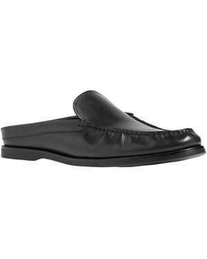 Anthony Veer Modena Cushioned Insole Leather Mule - Black