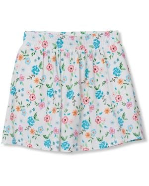 Lands' End Girls Smocked Skort - Blue