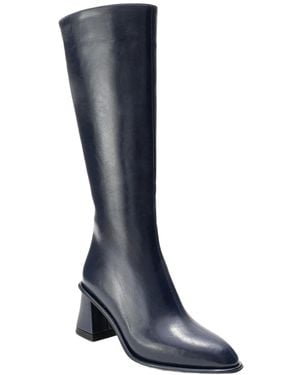 Prologue Shoes Paradis Block Heel Knee High Boot () - Blue