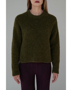 SSKEIN Belle Boucle Pullover Sweaters - Green