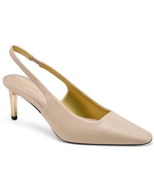 Donna Karan Sidndey Slingback Pumps - Metallic
