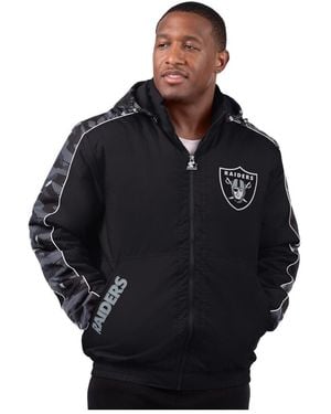 Starter Las Vegas Raiders Thursday Night Gridiron Full-zip Jacket - Black
