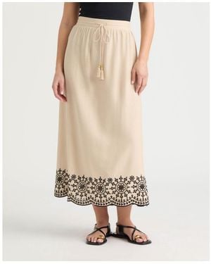 Ellen Tracy Pull On Skirt - Multicolor