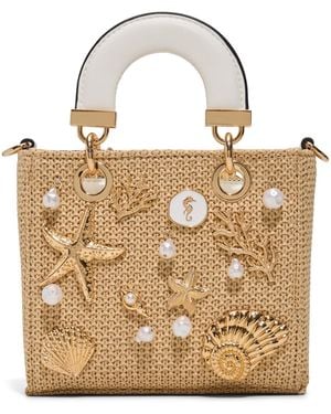 ALDO Seashellminiix Mini Satchel Handbag - Brown