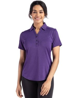 Cutter & Buck Forge Eco Stretch Recycled Short Sleeve Polo - Purple