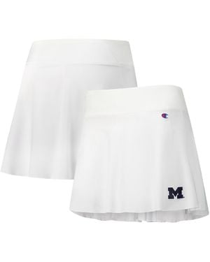 Champion Michigan Wolverines Tailgate Skort - White