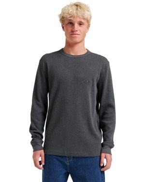 Quiksilver Nelson Thermal Long Sleeve T-shirt - Gray