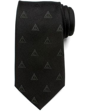 Harry Potter Deathly Hallows Tie - Black