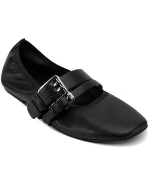 DKNY Dade Almond Toe Ballet Flats - Black