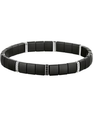 Bulova Spinel Beaded Bracelet - Black