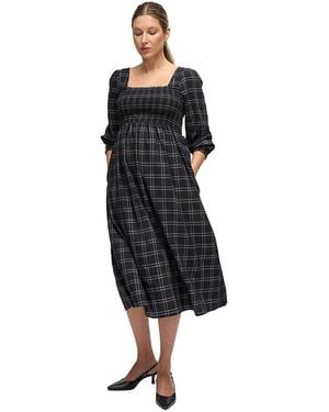 Ingrid & Isabel Ingrid + Isabel Ingrid + Isabel Ruffle Sleeve Midi Dress - Black