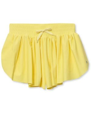 Lands' End Girls Active Flutter Shorts - Yellow