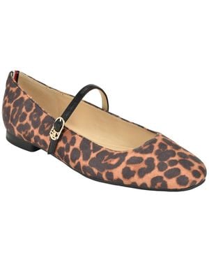 Tommy Hilfiger Savoyn Mary Jane Flats - Brown