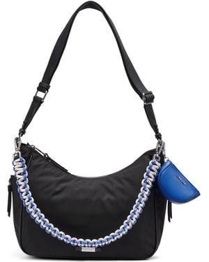 Calvin Klein Zulle Nylon Medium Hobo Handbag - Blue