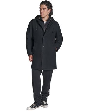 Converse Hooded Varsity Long-sleeve Jacket - Black