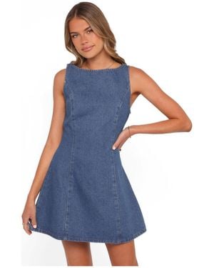 Petal & Pup Katina Mini Dress - Blue