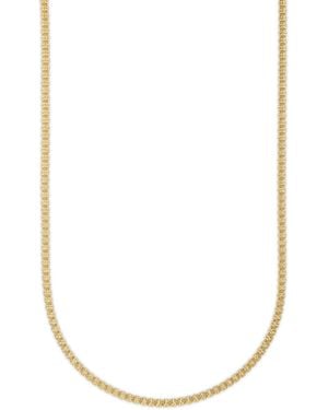 Macy's Diamond-cut Ice Chain Necklace - White
