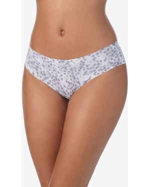 DKNY Litewear Cut Anywear Logo-printed Hipster Underwear Dk5028 - White
