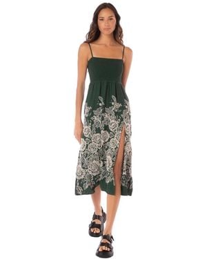 Maaji Stitched Garden Catleya Dress - Green