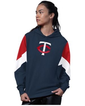 Starter Navy Minnesota Twins Scrimmage Pullover Hoodie - Blue