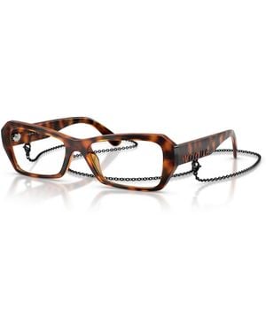 Vogue Eyewear Butterfly Eyeglasses - Brown
