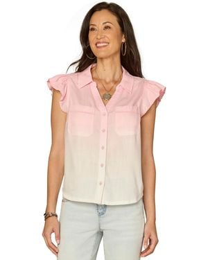 Democracy Button-down Shirt - Multicolor