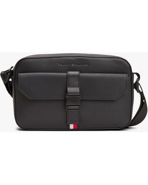 Tommy Hilfiger Foundation Reporter Bag - Black