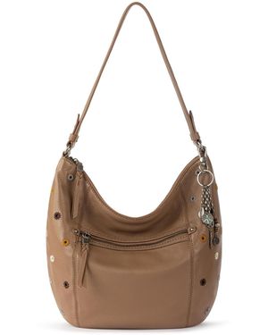 The Sak Sequoia Leather Hobo Bag - Brown