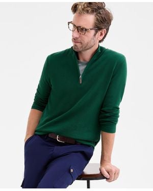Club Room Quarter-zip Sweater - Green