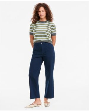 On 34th L-pocket Straight-leg Utility Pants - Blue