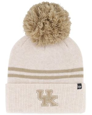 '47 Kentucky Wildcats Core Inline Latte Cuffed Knit Hat - Natural
