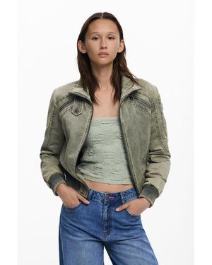 Desigual Short Jacket - Green