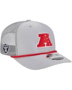 KTZ Las Vegas Raiders 2025 Pro Bowl 9seventy Stretch-snap Hat - White