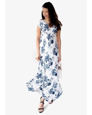 Tiffany Rose Maternity Maternity Tiffany Rose Francesca Maxi Dress - White