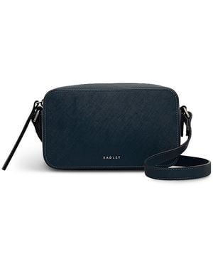 Radley Beech Row Mini Zip Around Crossbody Bag - Blue