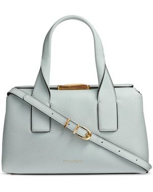 Donna Karan Amagansett Soft-rolled Leather Satchel - Gray