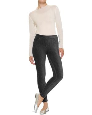 Hue Straight Up Cool Classic Corduroy leggings - Gray