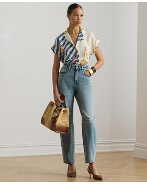 Ralph Lauren High-rise Barrel Jeans - Blue